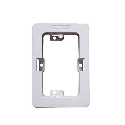 Caja sin fondo Universal, Color blanco de PVC auto extinguible (7900-02002) - SILYMX
