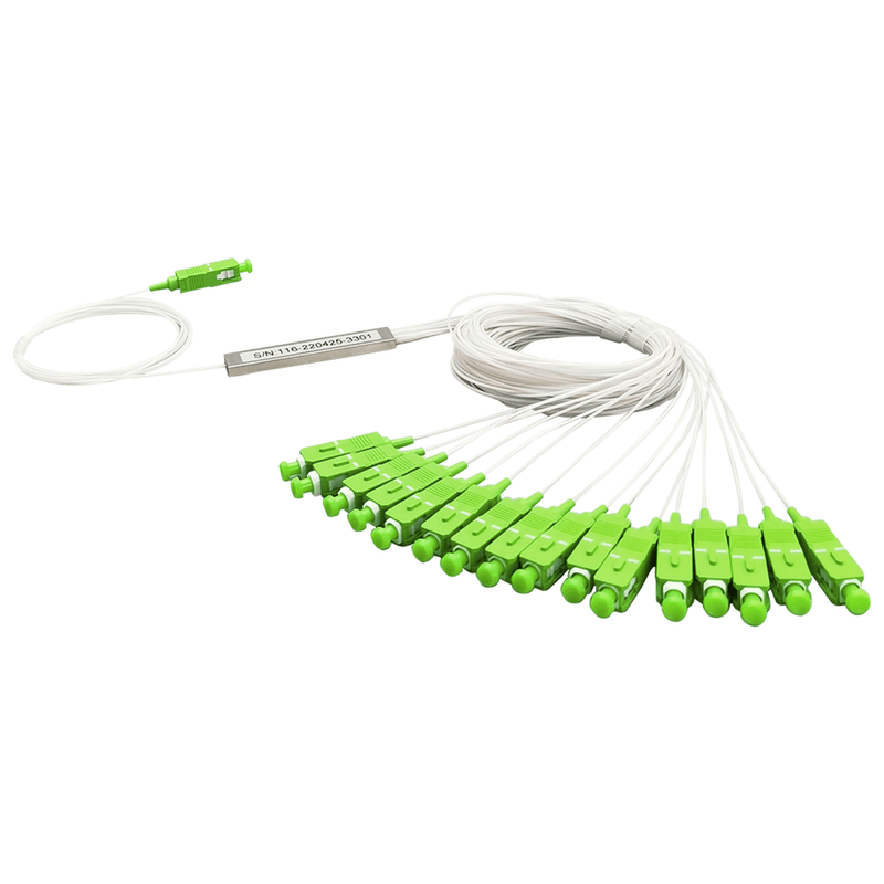 Splitter (Divisor Óptico) tipo PLC, 1x16, conectores SC/APC - SILYMX