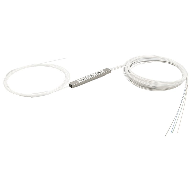Splitter (Divisor Óptico) tipo PLC, 1x4, para fusión (sin conectores) - SILYMX