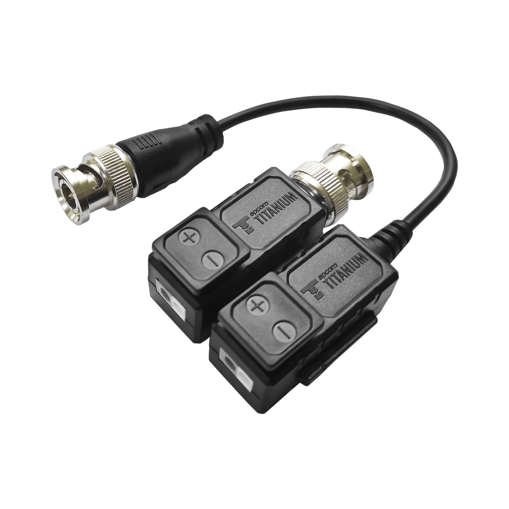 Kit de Transceptores (Baluns) con Terminal PUSH SUPERIOR Resolución 4K Cable flexible COAXIAL Blindado COAXITRON AUDIO POR COAXITRON Menu OSDConector 100% COBRE protección TVS Calidad PREMIUM - SILYMX