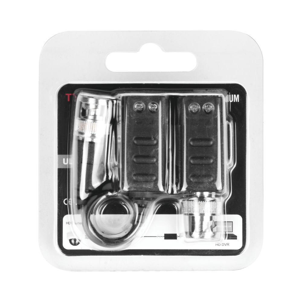 Kit de Transceptores (Baluns) Hasta 200m en 4K TurboHD HD-TVI HD-CVI AHD CVBS COAXITRON AUDIO POR COAXITRON Menu OSD Cable RF Blindado Calidad PREMIUM - SILYMX