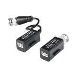 Kit de Transceptores (Baluns) Hasta 200m en 4K TurboHD HD-TVI HD-CVI AHD CVBS COAXITRON AUDIO POR COAXITRON Menu OSD Cable RF Blindado Calidad PREMIUM - SILYMX