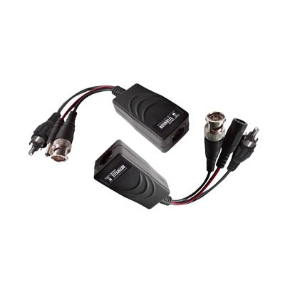 Kit de transceptores activos, envía alimentación 12V/24VCD/AC, video y audio a una distancia de hasta 150 m en 4K para aplicaciones de video por UTP Cat 5e / 6 en alta definición. - SILYMX