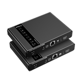 Kit extensor KVM (HDMI y USB) hasta 70 metros / Resolución 4K @ 60 Hz/ Cat 6, 6a y 7 / IPCOLOR / CERO LATENCIA / HDR10 / Salida Loop / IR bidireccional / Puerto S/PDIF / Uso 24/7 / Transmite el Video y Controla tu DVR vía USB a distancia. - SILYMX