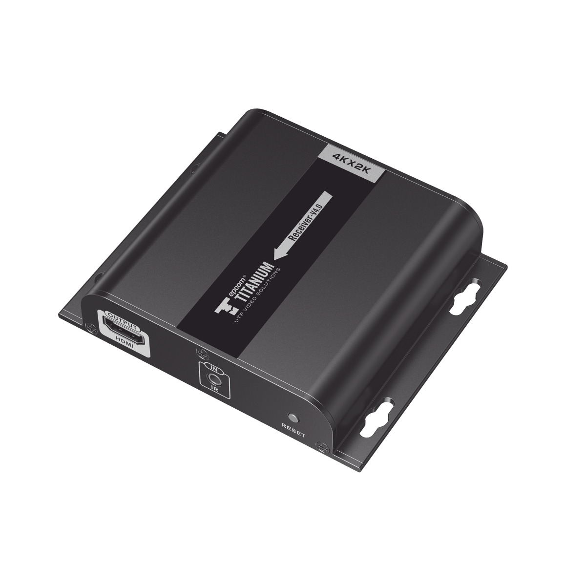 Receptor Compatible para Kits TT683-4.0 / Resolución 4K@60Hz / Cat 5e/6 / Distancia de 120 m / Control IR / Soporta HDbitT/ Compatible con Switch Gigabit. - SILYMX