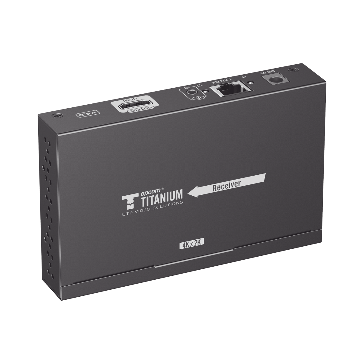 Receptor Compatible para Kit Matricial TT-683-MATRIX-4.0 / Resolución 4K@30Hz / Cat 5e/6 / Control IR / Compatible con Switch IGMP (Solo para transmisor versión 4.0). - SILYMX