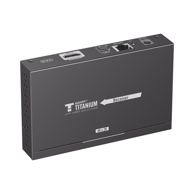 Receptor Compatible para Kit Matricial TT-683-MATRIX-4.0 / Resolución 4K@30Hz / Cat 5e/6 / Control IR / Compatible con Switch IGMP (Solo para transmisor versión 4.0). - SILYMX