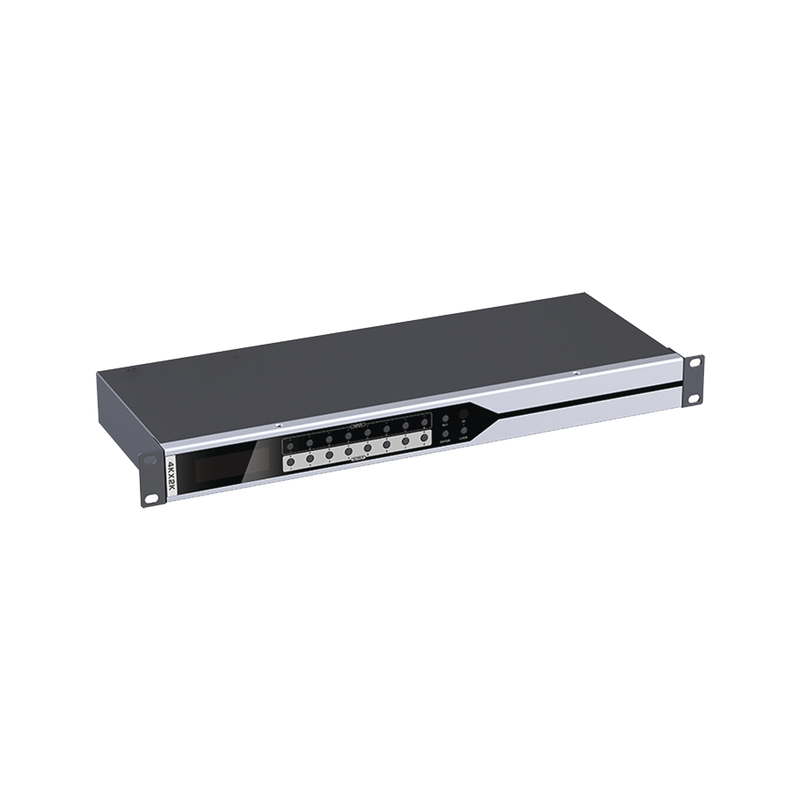 MATRICIAL DE VIDEO HDMI 8 x 8 / 8 Entradas y 8 Salidas en HDMI / 4K @ 60Hz / 10.2 Gbps / HDMI 1.4 / HDCP 1.4 / 3D / Conmutación por Botón, RS232 o Control Remoto / IDEAL PARA CENTROS DE MONITOREO, COMPARACION Y ANALISIS. - SILYMX