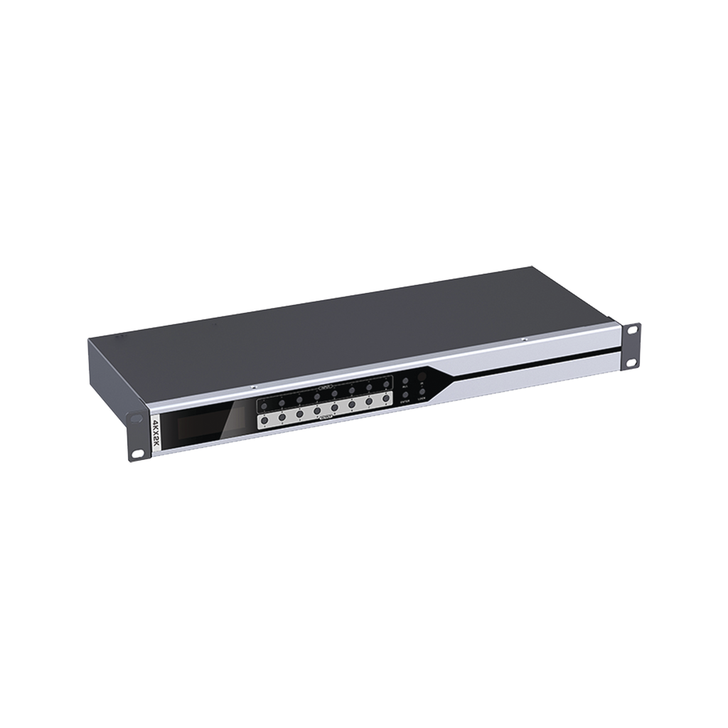 MATRICIAL DE VIDEO HDMI 8 x 8 / 8 Entradas y 8 Salidas en HDMI / 4K @ 60Hz / 10.2 Gbps / HDMI 1.4 / HDCP 1.4 / 3D / Conmutación por Botón, RS232 o Control Remoto / IDEAL PARA CENTROS DE MONITOREO, COMPARACION Y ANALISIS.