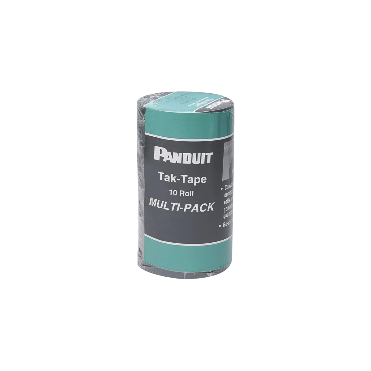 Kit De 10 Rollos De Cinta De Contacto De 10.66 M De Largo Y 19.1 Mm De Ancho C/U Color Negro - SILYMX