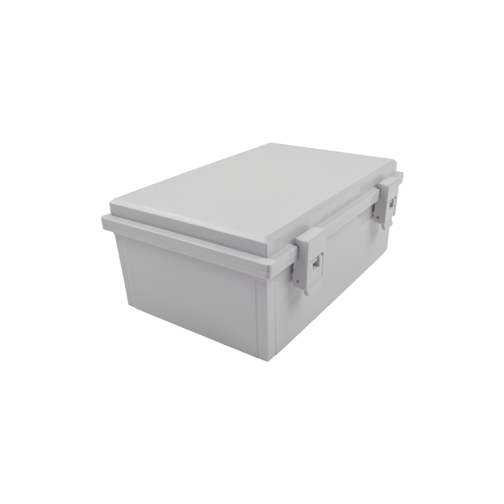 Gabinete Plástico para Exterior IP65 de 170 x 251 x 101 mm Cierre por Broche