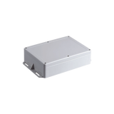 Gabinete Plástico para Exterior (IP65) de 160 x 220 x 100 mm Cierre por Tornillos Metálicos. Tiene Orejas para instalación a muro - SILYMX