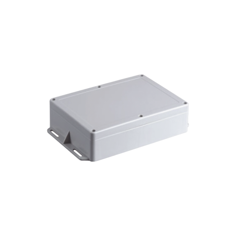 Gabinete Plástico para Exterior (IP65) de 160 x 220 x 100 mm Cierre por Tornillos Metálicos. Tiene Orejas para instalación a muro - SILYMX