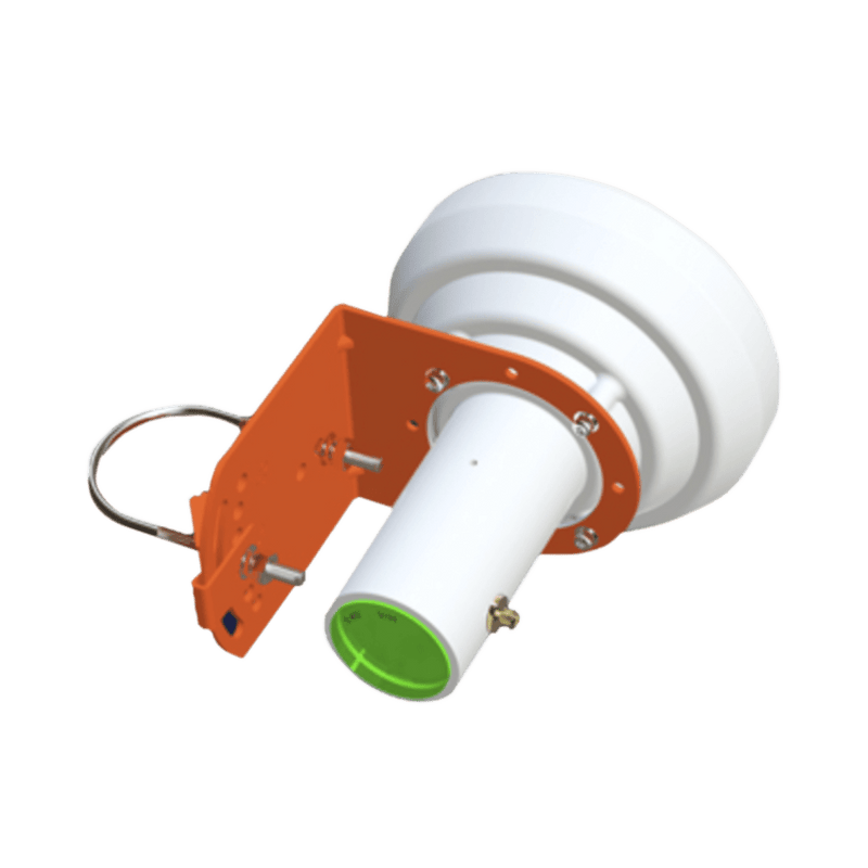 Antena Sectorial Simétrica tipo corneta de 45 °, 15 dBi, 4.9 - 7GHz, Ideal para ambientes de alto ruido, Tipo de conector RPSMA, con montaje y jumpers incluidos - SILYMX