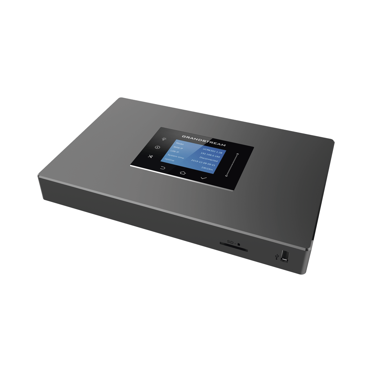 Conmutador IP-PBX para hasta 500 usuarios y 75 llamadas simultaneas, 1FXO, 1FXS, para solución de comunicaciones unificadas y colaboración - SILYMX