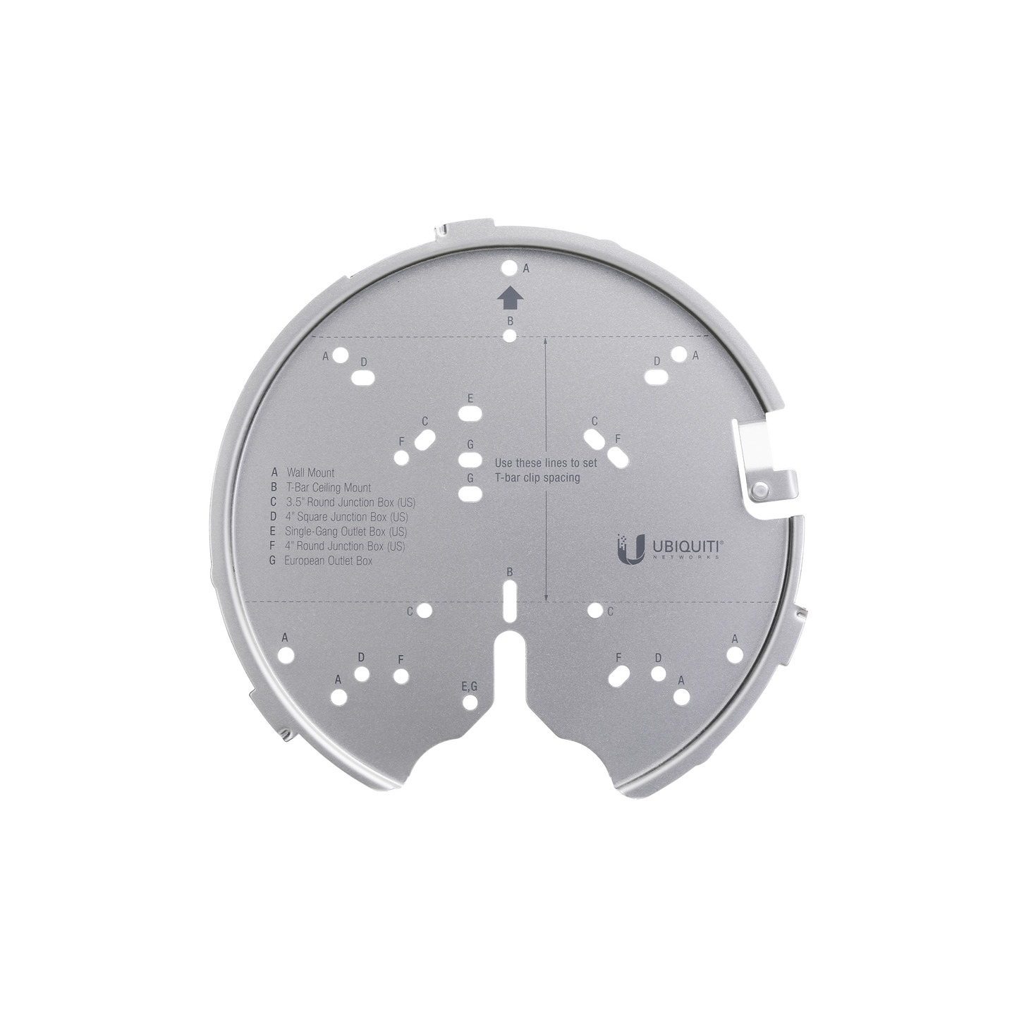 Montaje profesional para UAP-AC-PRO UAP-AC-HD y UAP-AC-SHD - SILYMX