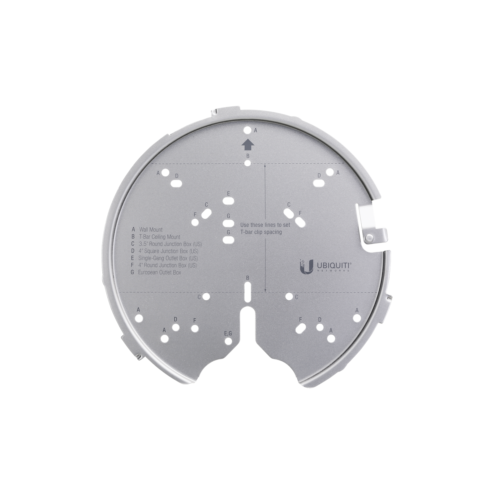 Montaje profesional para UAP-AC-PRO UAP-AC-HD y UAP-AC-SHD - SILYMX