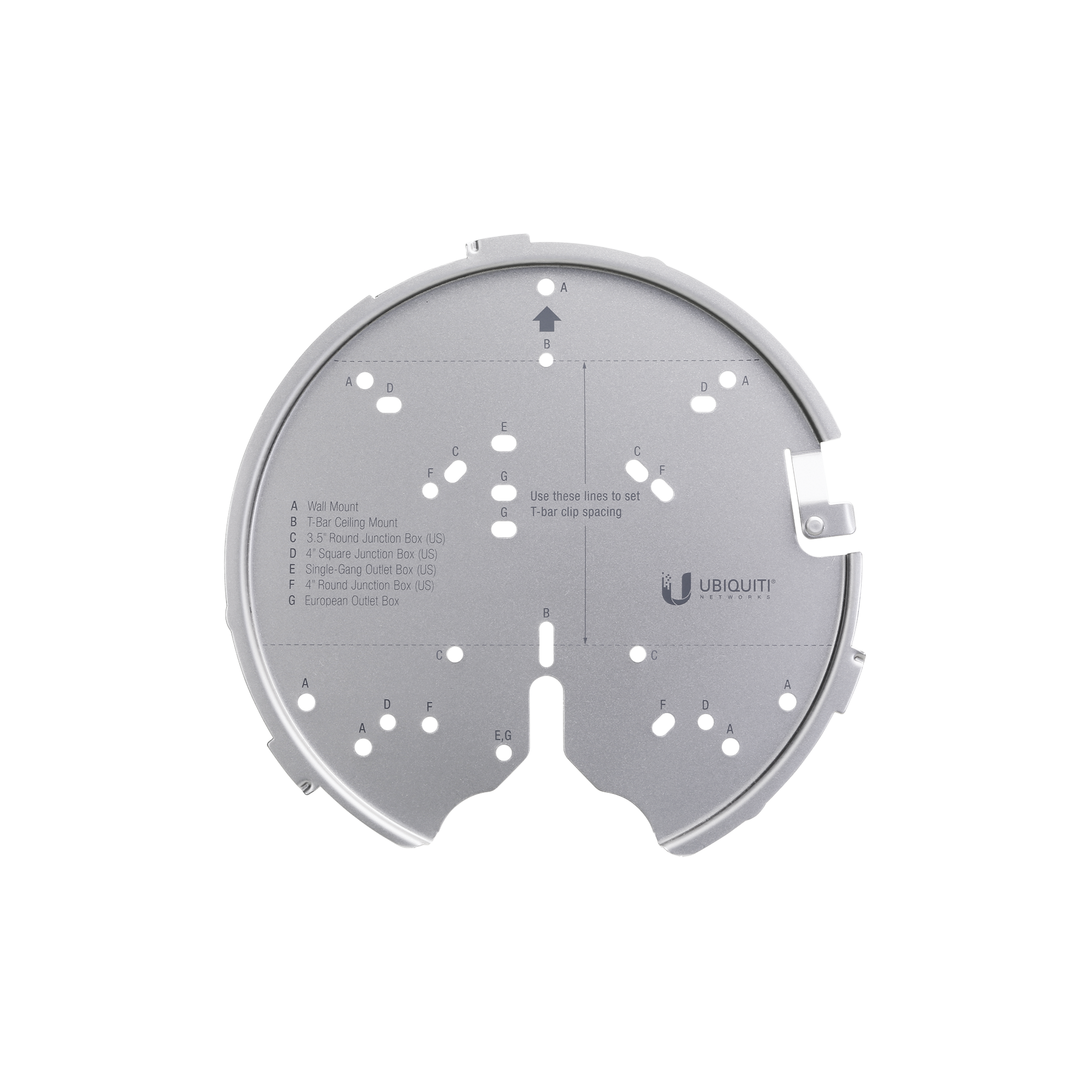 Montaje profesional para UAP-AC-PRO UAP-AC-HD y UAP-AC-SHD - SILYMX