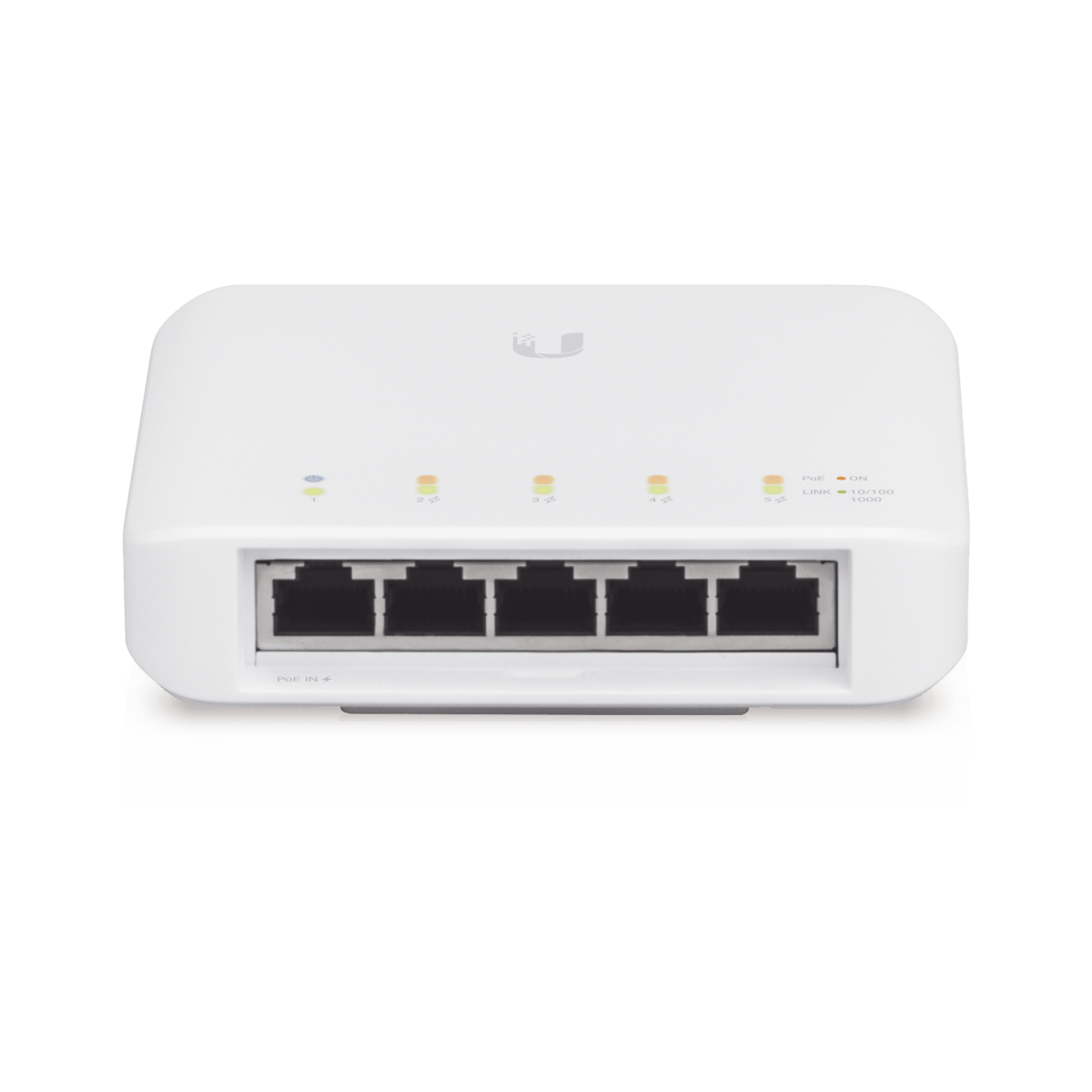 Switch UniFi FLEX de 5 puertos para exterior IP55 (1 x PoE de entrada 802.3af/at/bt y 4 puertos PoE de salida 802.3af) - SILYMX