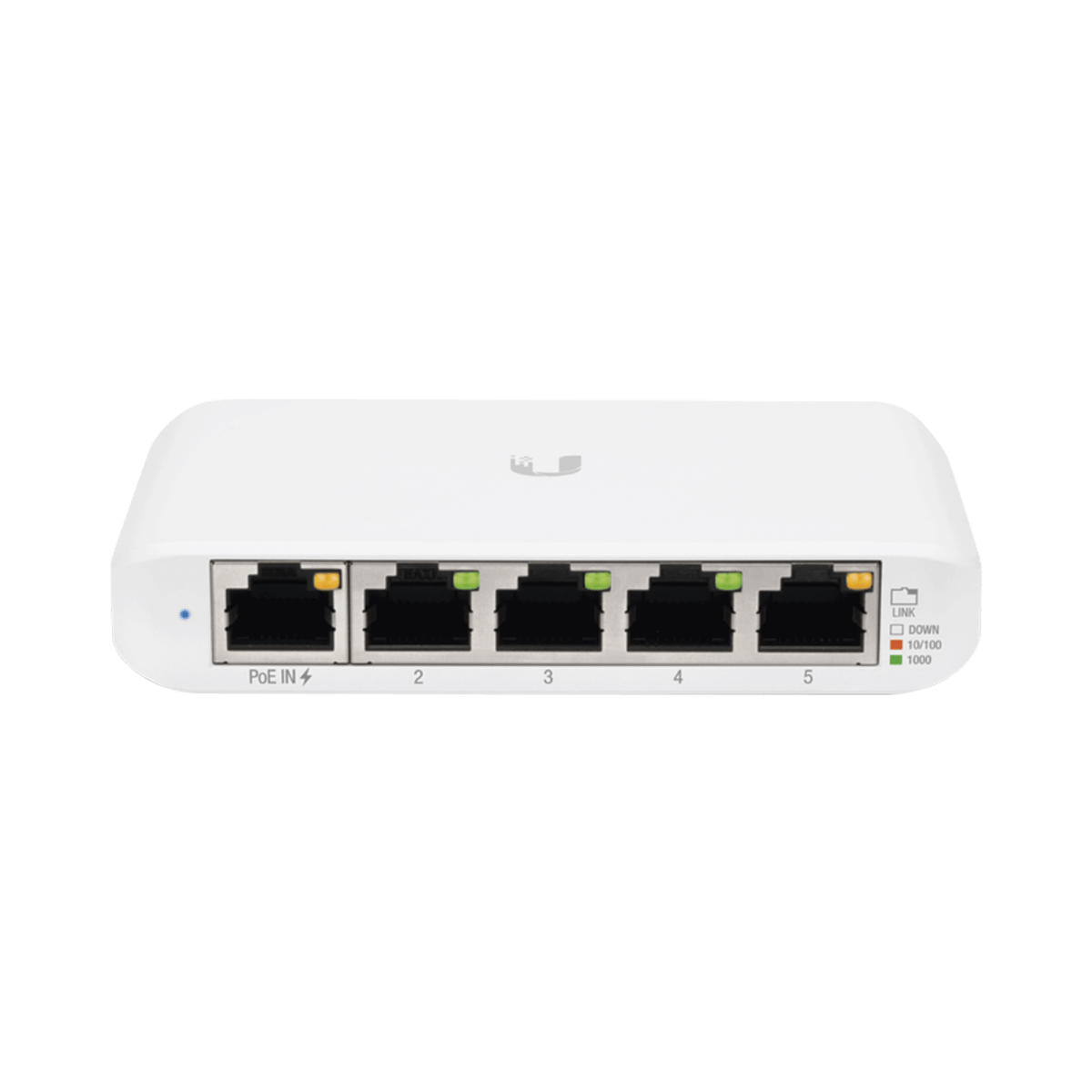 Switch UniFi Administrable Compacto de 5 Puertos 10/100/1000 Mbps, soporta entrada de PoE 802.3af/at - SILYMX