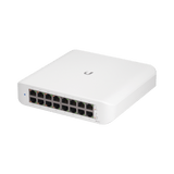 Switch UniFi Lite Administrable PoE de 16 Puertos 10/100/1000 Mbps (8 puertos 802.3af/at), 45 W - SILYMX