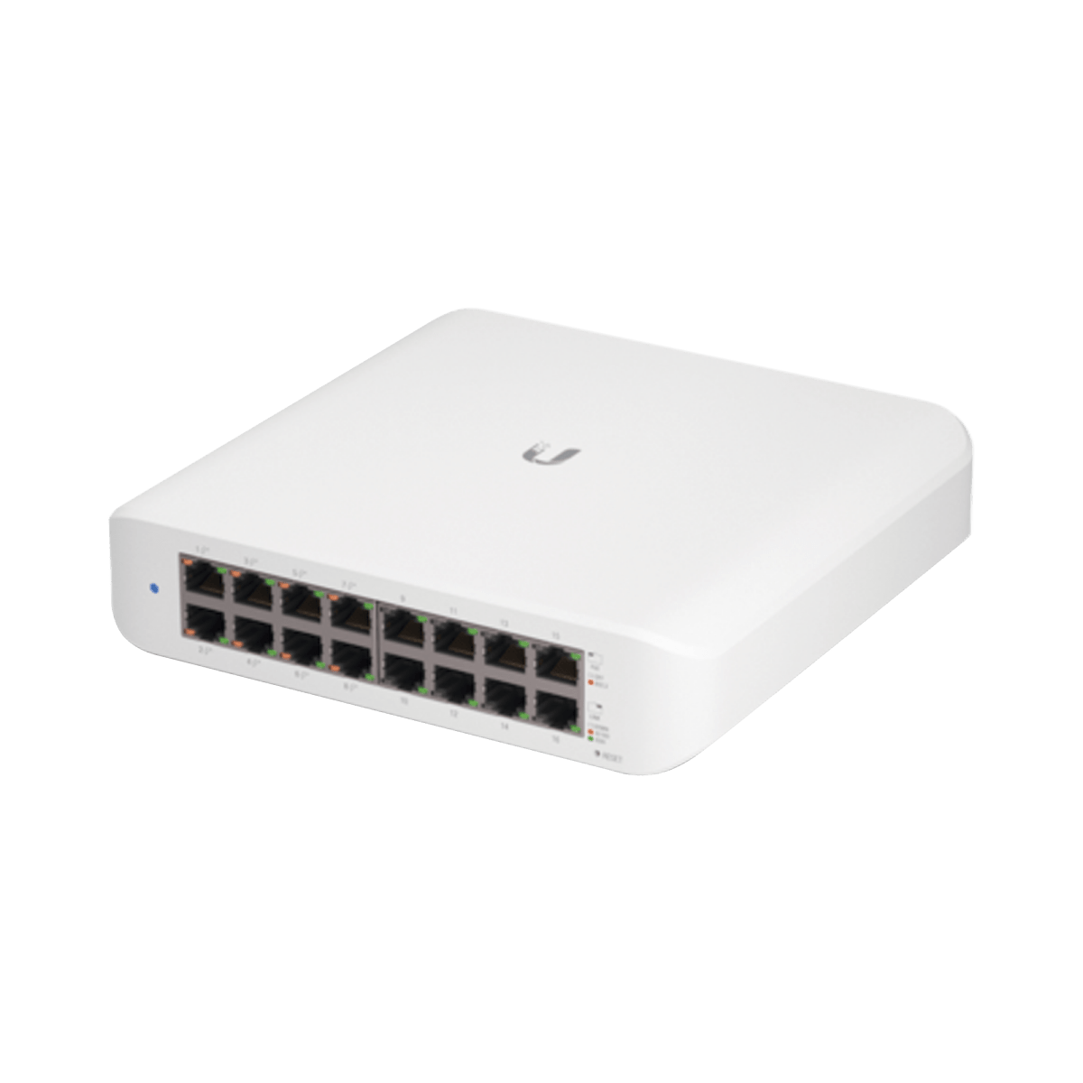 Switch UniFi Lite Administrable PoE de 16 Puertos 10/100/1000 Mbps (8 puertos 802.3af/at), 45 W - SILYMX