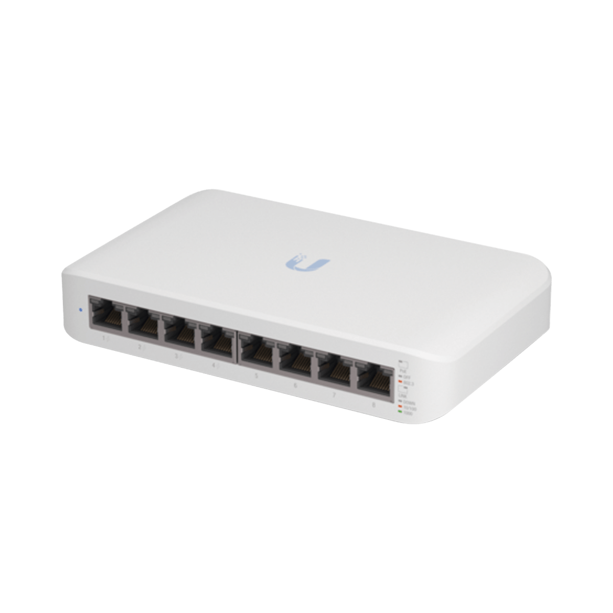 Switch UniFi Lite Administrable PoE de 8 Puertos 10/100/1000 Mbps (4 puertos 802.3af/at), 52 W - SILYMX