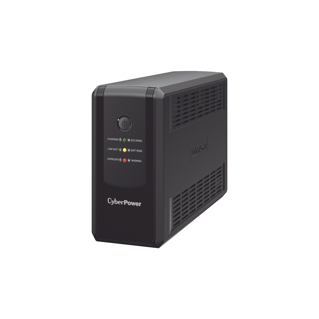 UPS CYBERPOWER de 1000 VA 500 W Entrada 120 Vca NEMA 5-15P y 8 Salidas NEMA 5-15R Puerto USB Con Regulador de Voltaje (AVR) UT-1000GU - SILYMX