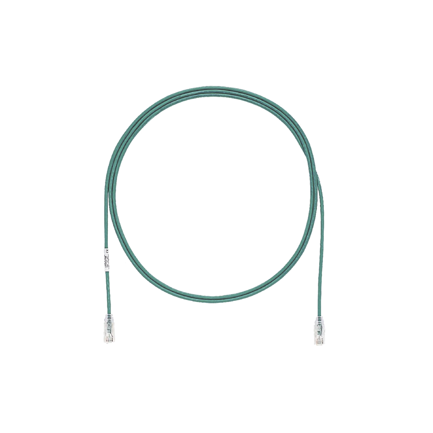 Patch Cord TX6 UTP Cat6 Diámetro Reducido (28AWG) Color Verde 10ft - SILYMX