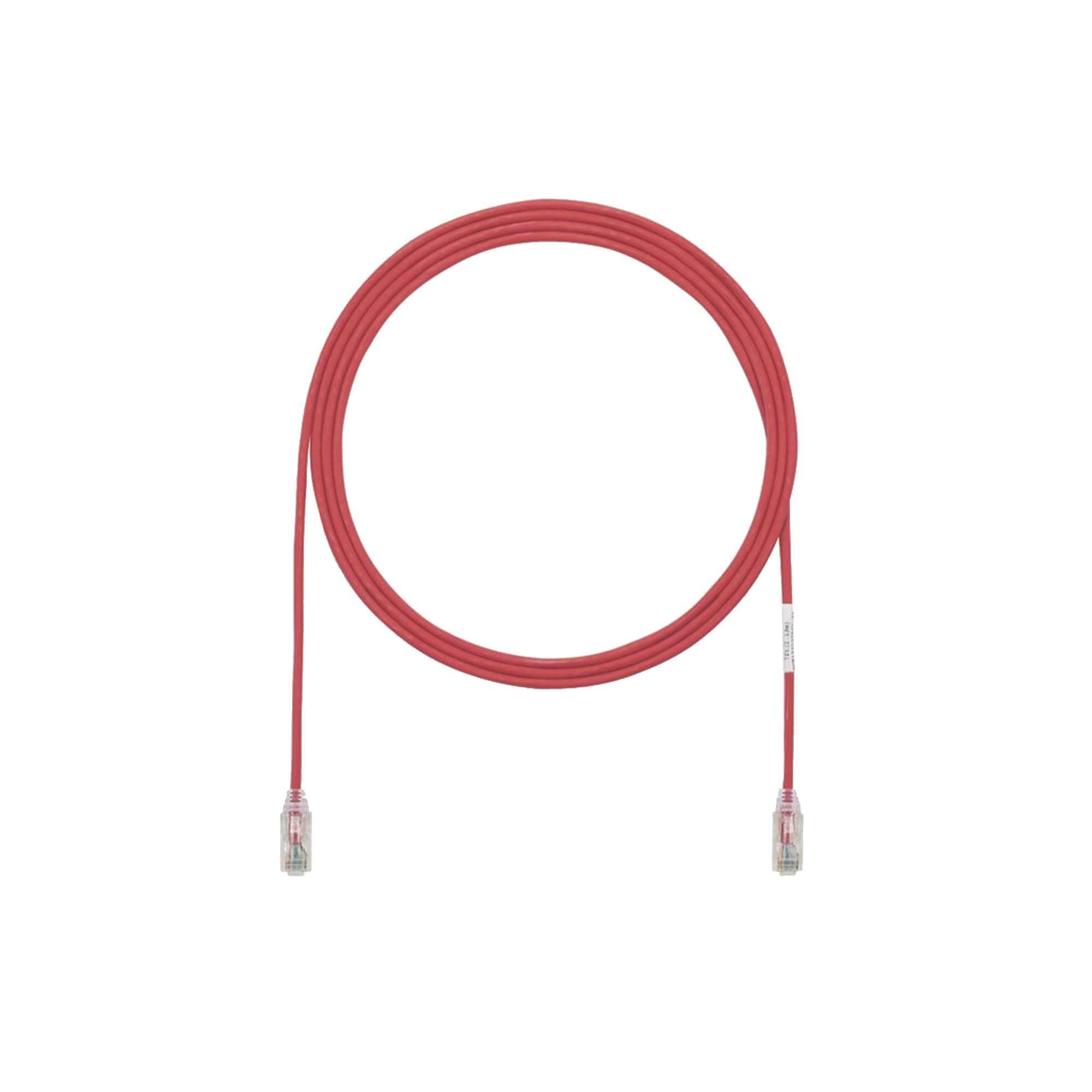 Patch Cord Tx6 Utp Cat6 Diámetro Reducido (28Awg) Color Rojo 10Ft - SILYMX