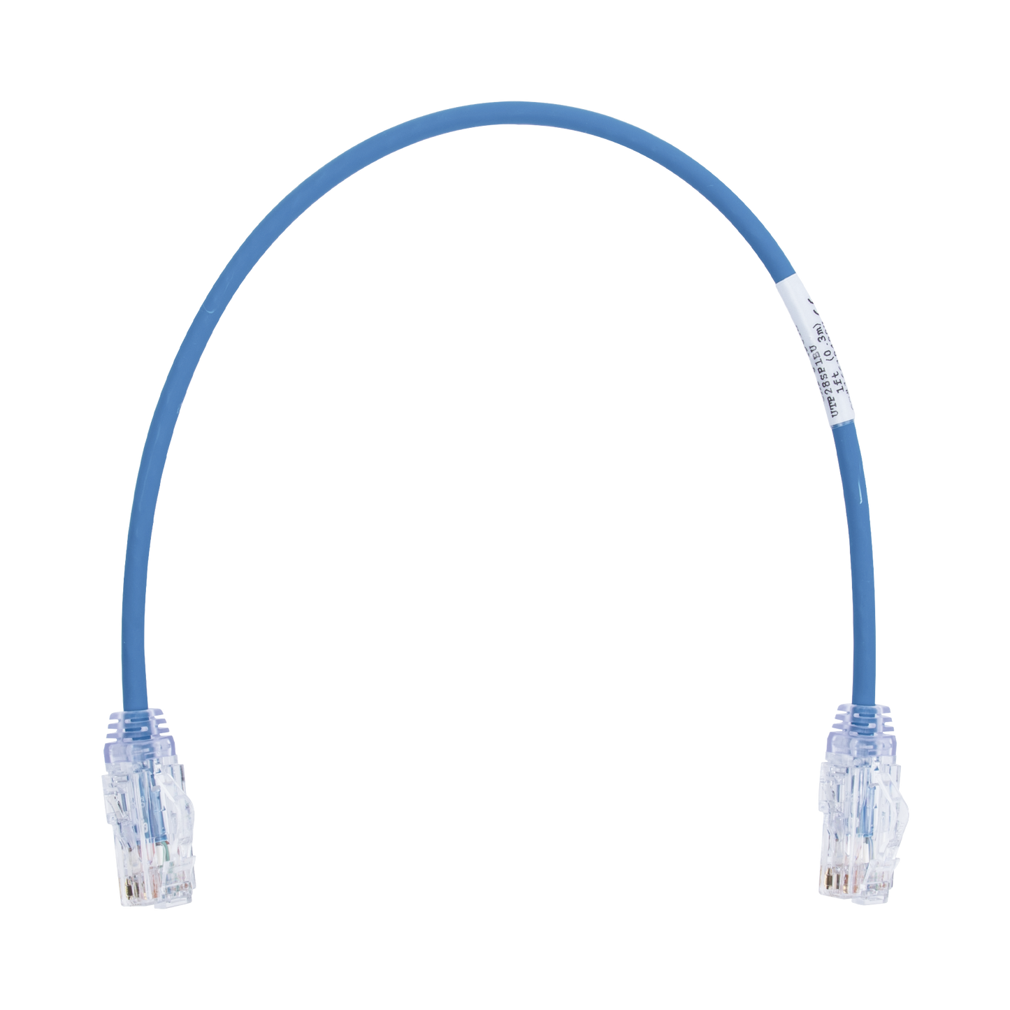 Patch Cord TX6 UTP Cat6 Diámetro Reducido (28AWG) Color Azul 1ft - SILYMX