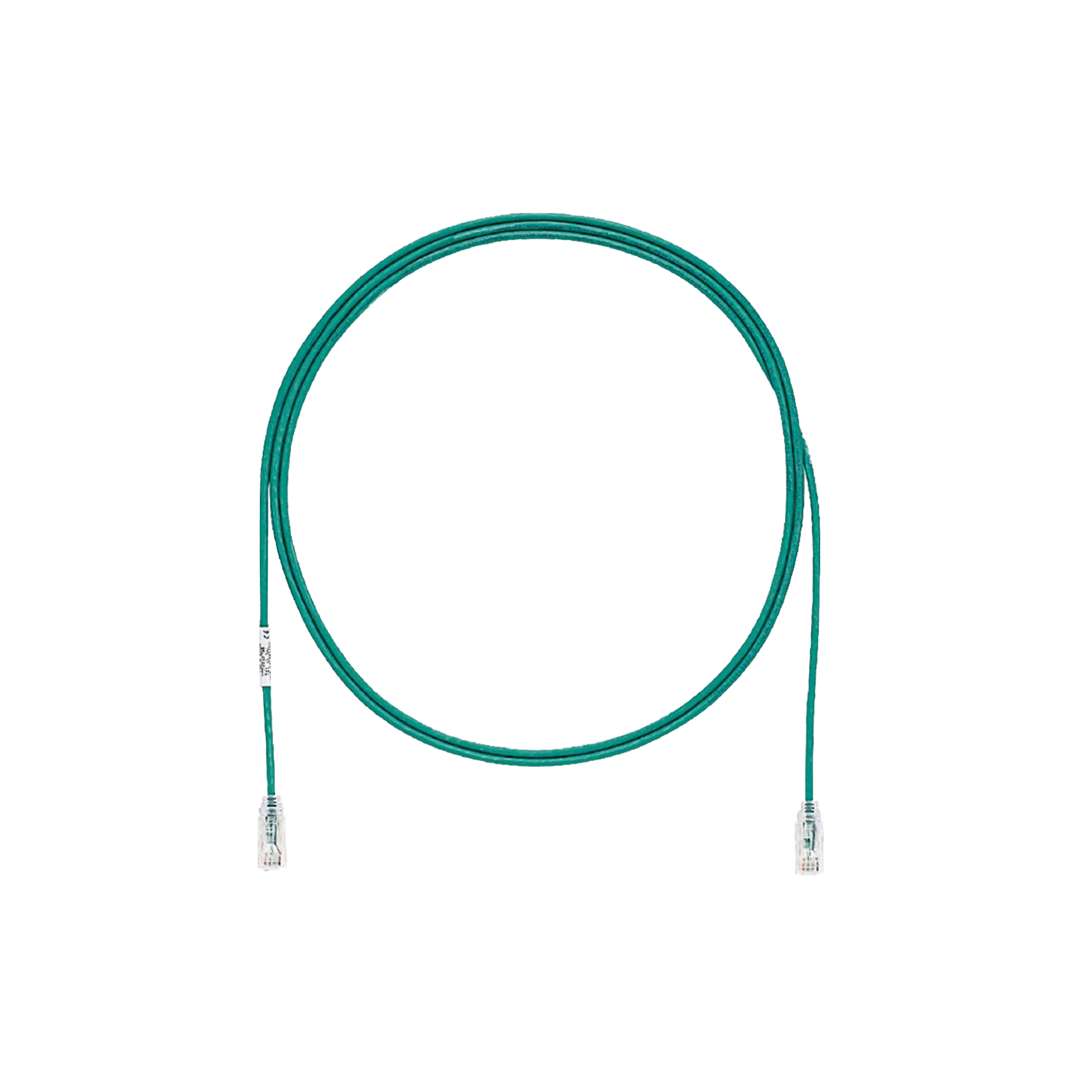 Patch Cord Tx6 Utp Cat6 Diámetro Reducido (28Awg) Color Verde 1Ft - SILYMX