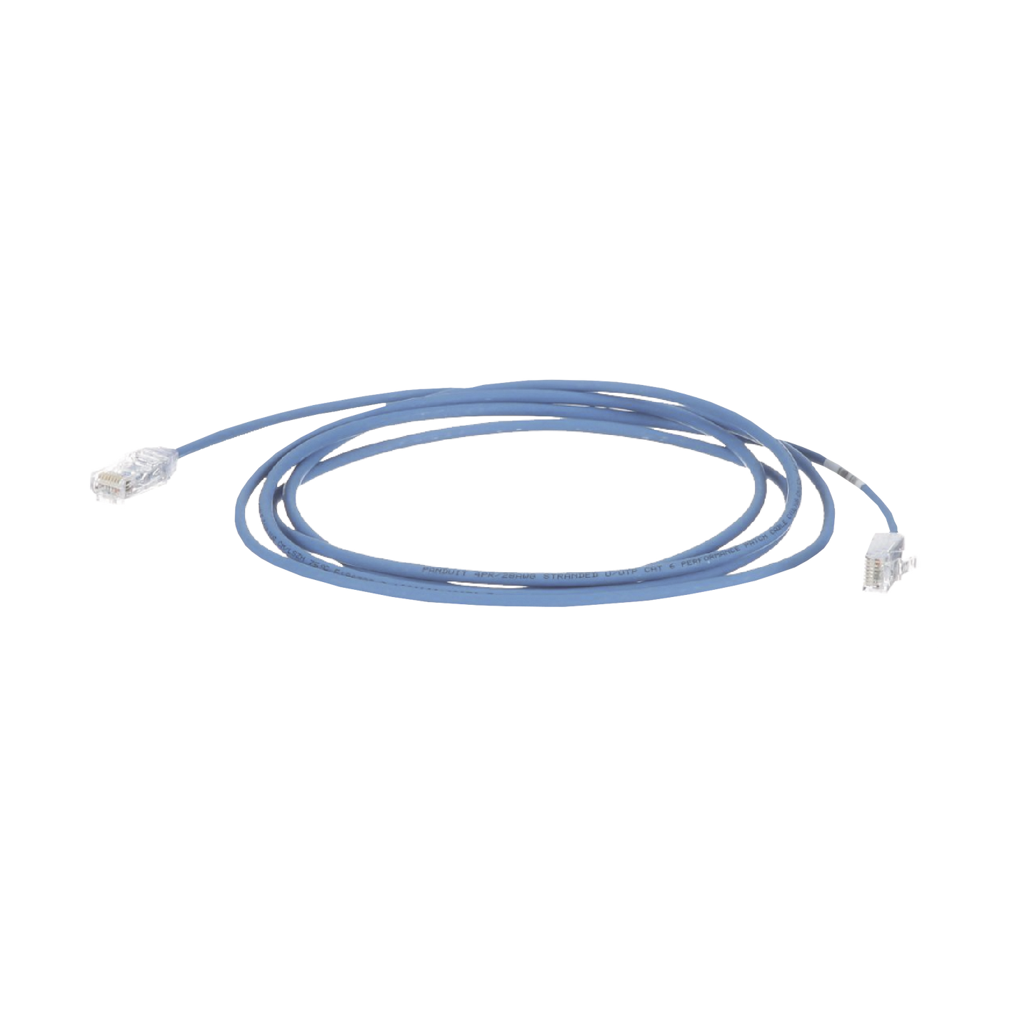 Patch Cord TX6 UTP Cat6 Diámetro Reducido (28AWG) Color Azul 30ft - SILYMX