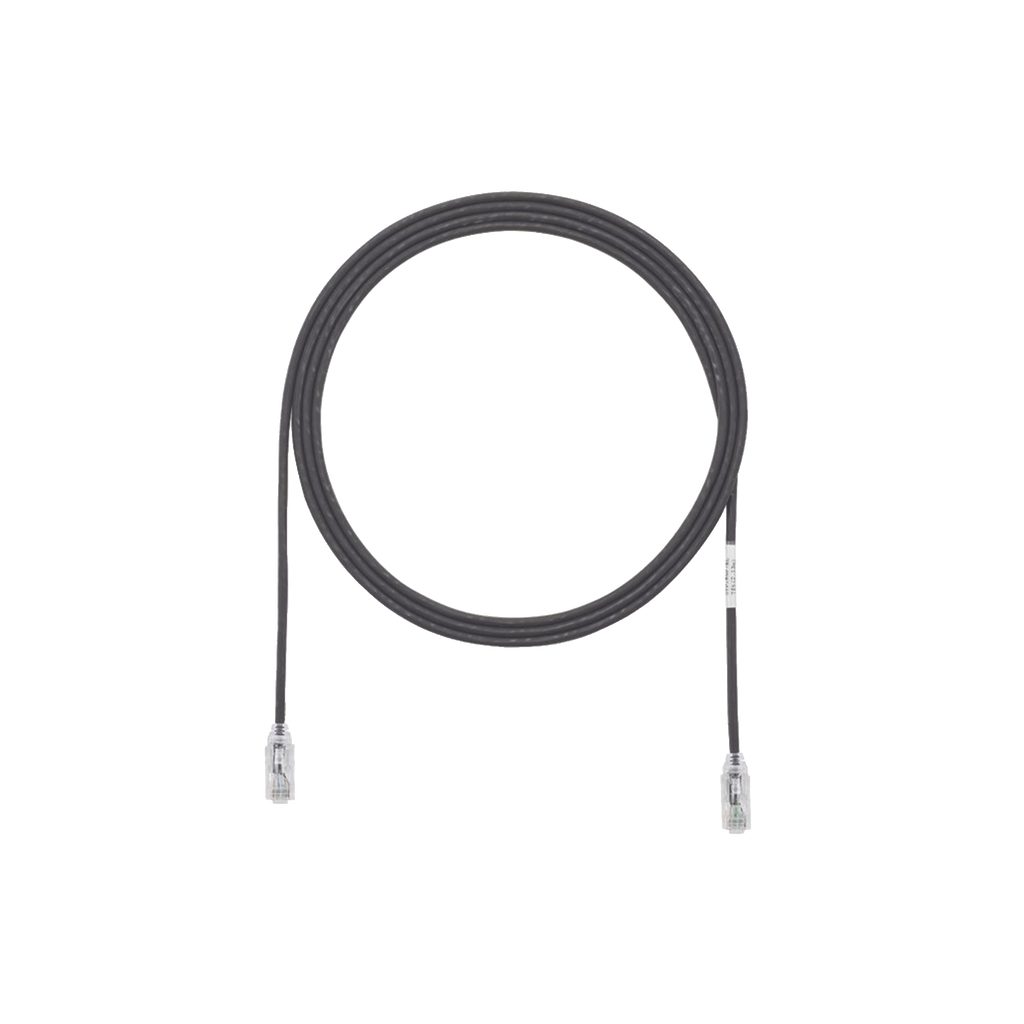 Patch Cord Tx6 Utp Cat6 Diámetro Reducido (28Awg) Color Negro 3Ft - SILYMX