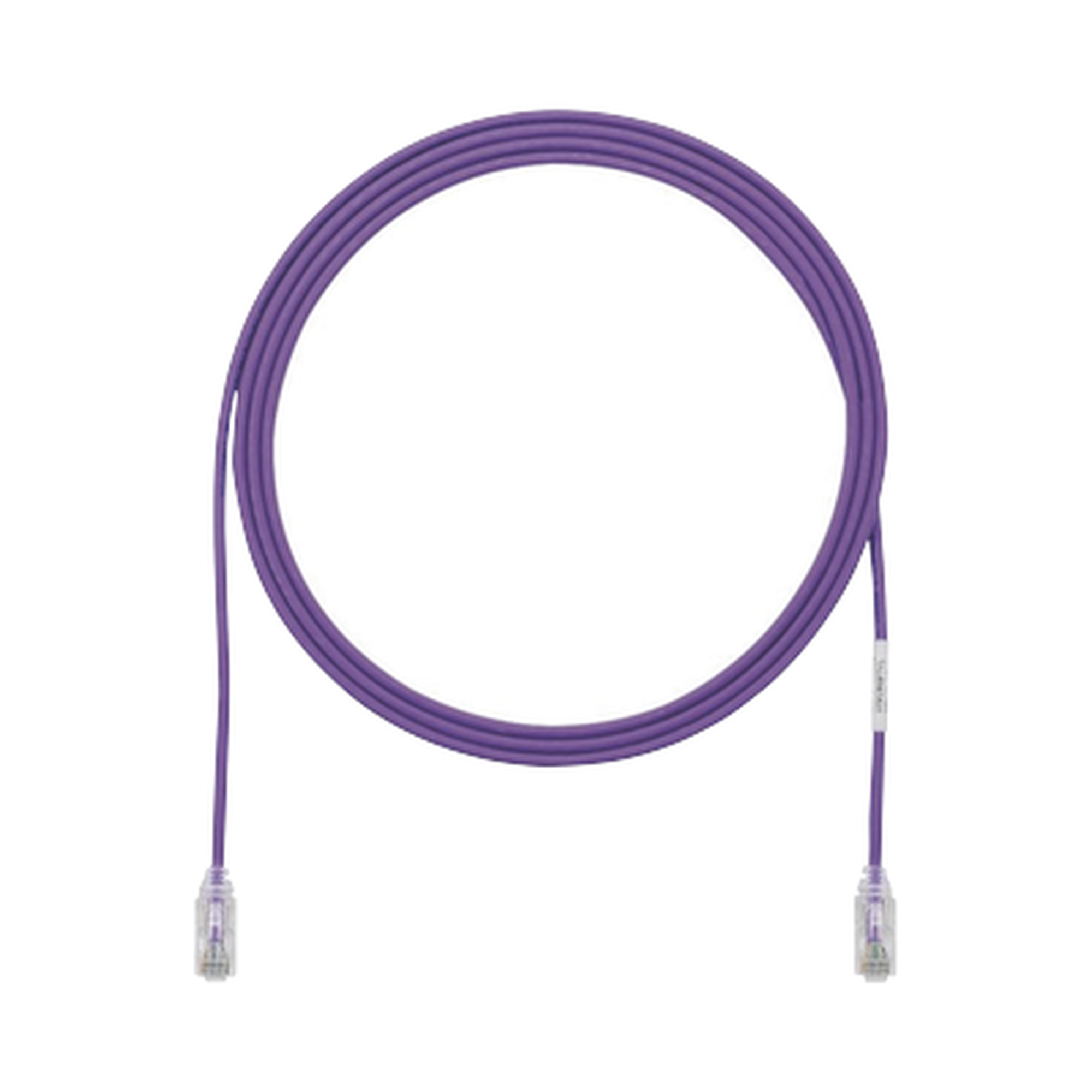 Patch Cord TX6 UTP Cat6 Diámetro Reducido (28AWG) Color Violeta 3ft - SILYMX