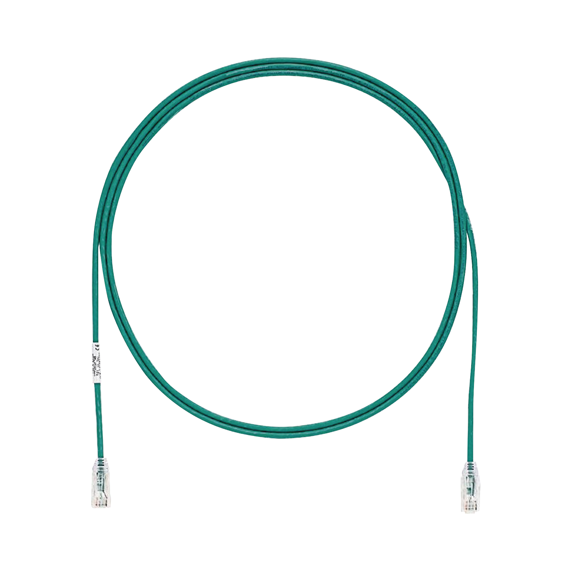Patch Cord Tx6 Utp Cat6 Diámetro Reducido (28Awg) Color Verde 5Ft - SILYMX
