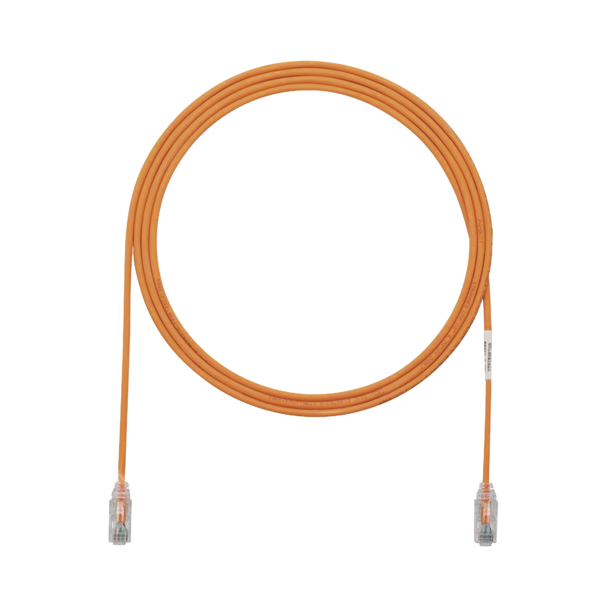 Patch Cord Tx6 Utp Cat6 Diámetro Reducido (28Awg) Color Naranja 5Ft - SILYMX