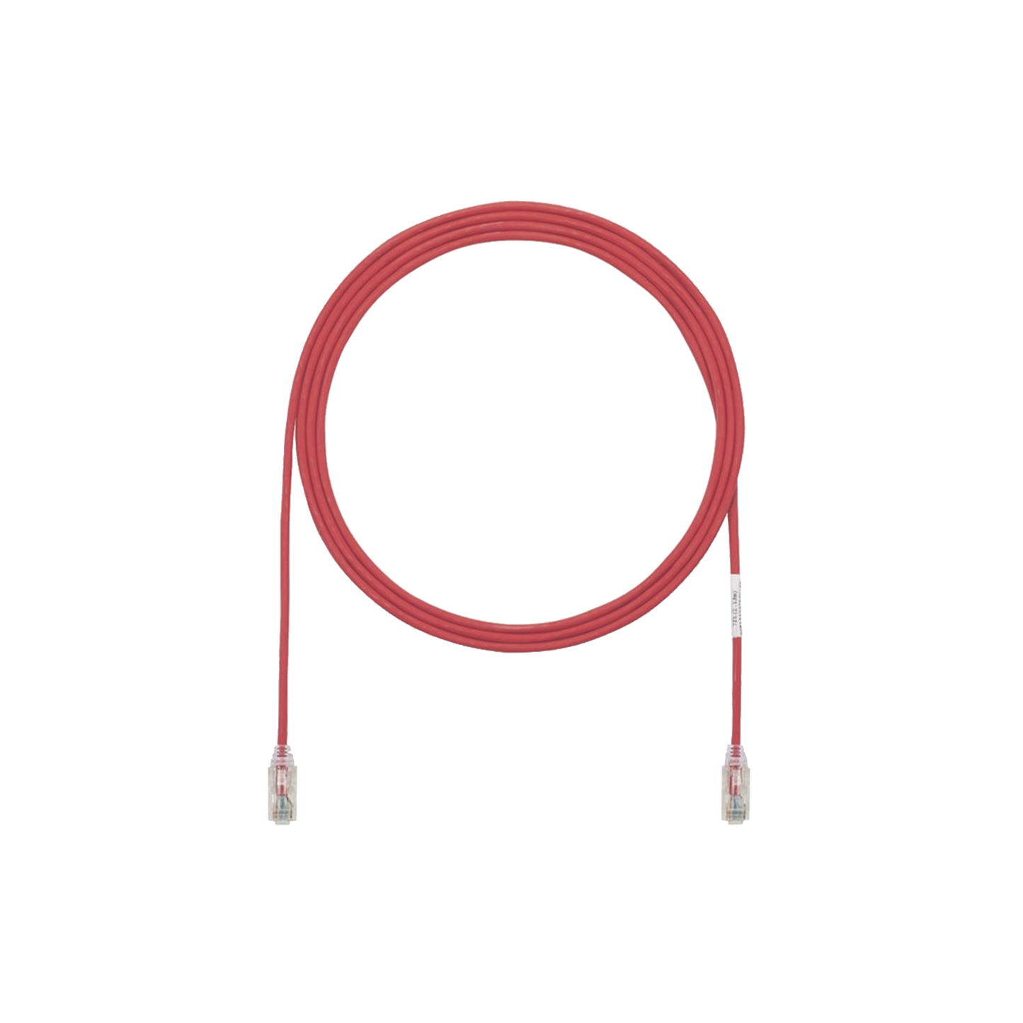 Patch Cord TX6 UTP Cat6 Diámetro Reducido (28AWG) Color Rojo 5ft - SILYMX