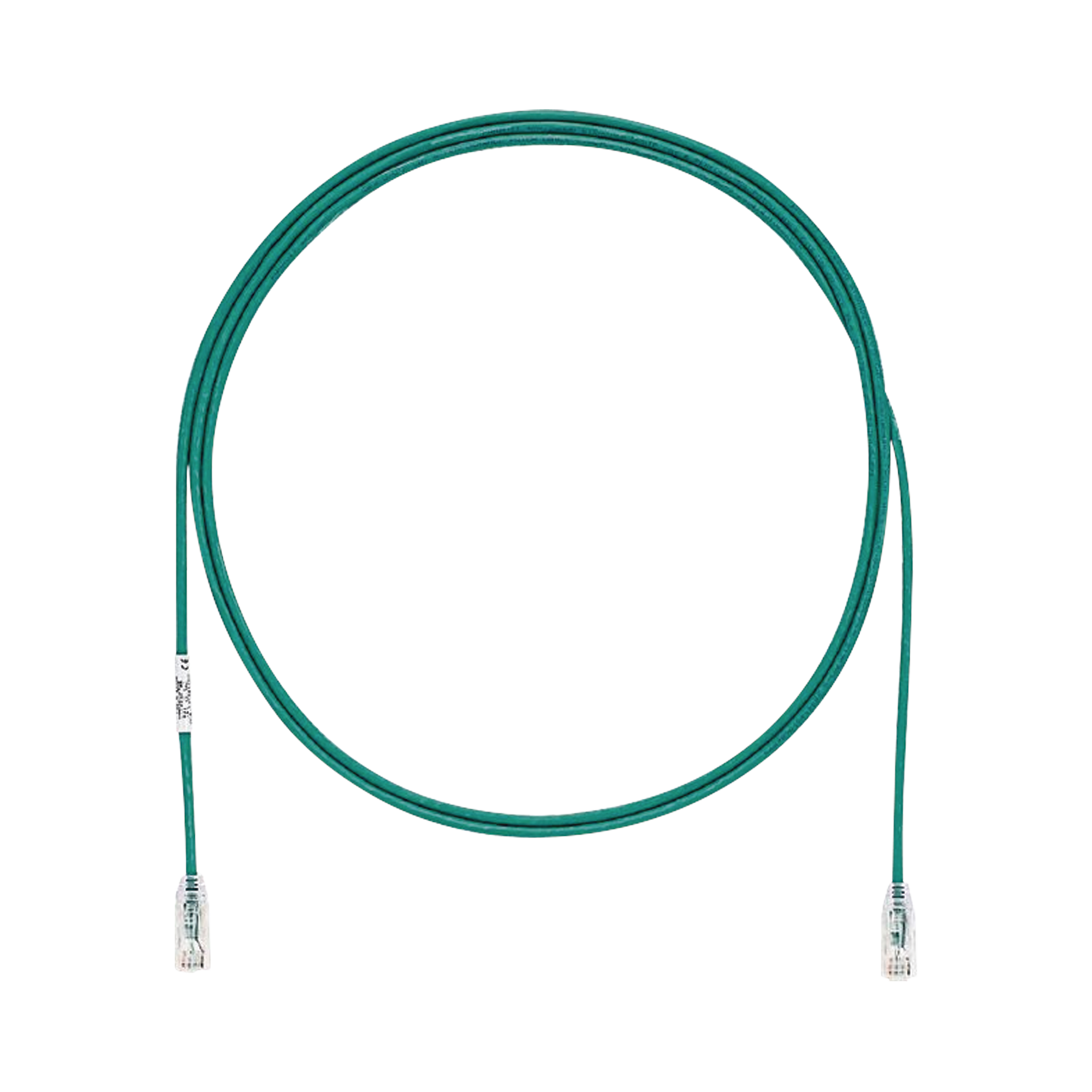 Patch Cord Tx6 Utp Cat6 Diámetro Reducido (28Awg) Color Verde 7Ft - SILYMX