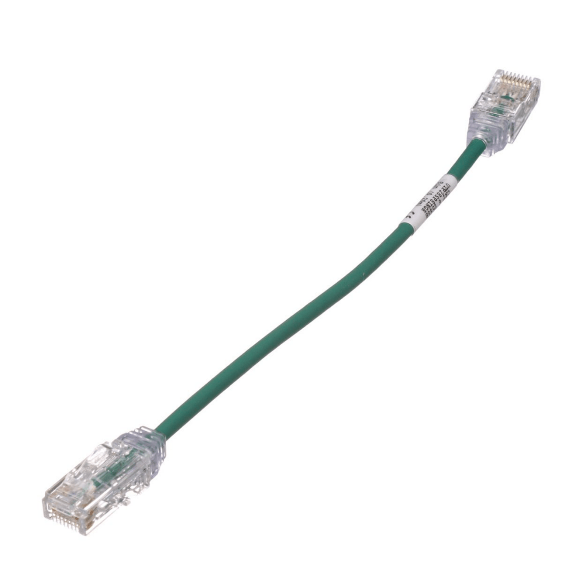 Patch Cord TX6, UTP Cat6, Diámetro Reducido (28AWG), Color Verde, 8in (20.2cm) - SILYMX