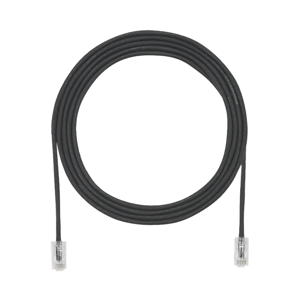 Patch Cord UTP Cat6A, CM/LSZH, Diámetro Reducido (28AWG), Color Negro, 10ft - SILYMX