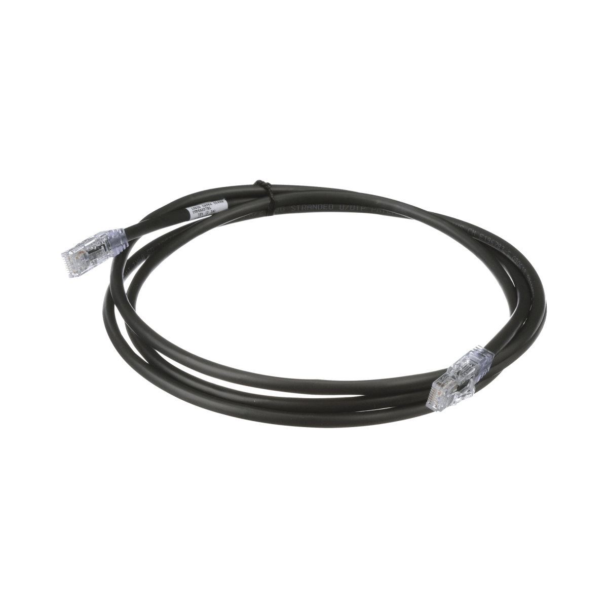 Patch Cord UTP, Cat6A, 24 AWG, CM, Color Negro, 3ft - SILYMX