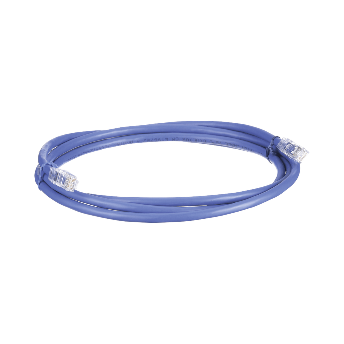 Patch Cord UTP, Cat6A, 24 AWG, CM, Color Azul, 5ft - SILYMX