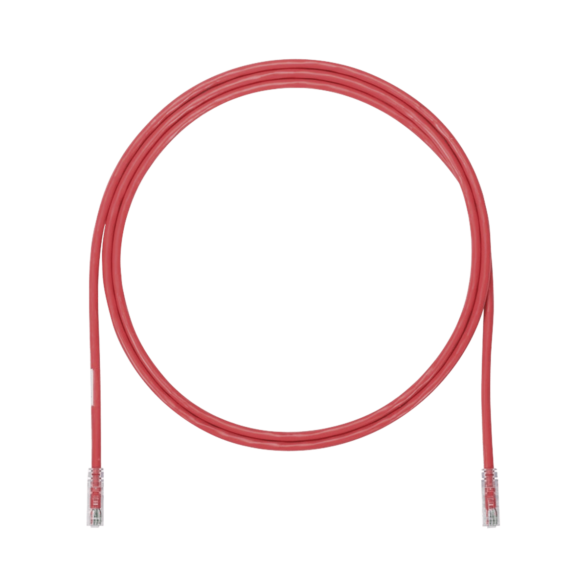 Patch Cord UTP, Cat6A, 24 AWG, CM, Color Rojo, 5ft - SILYMX