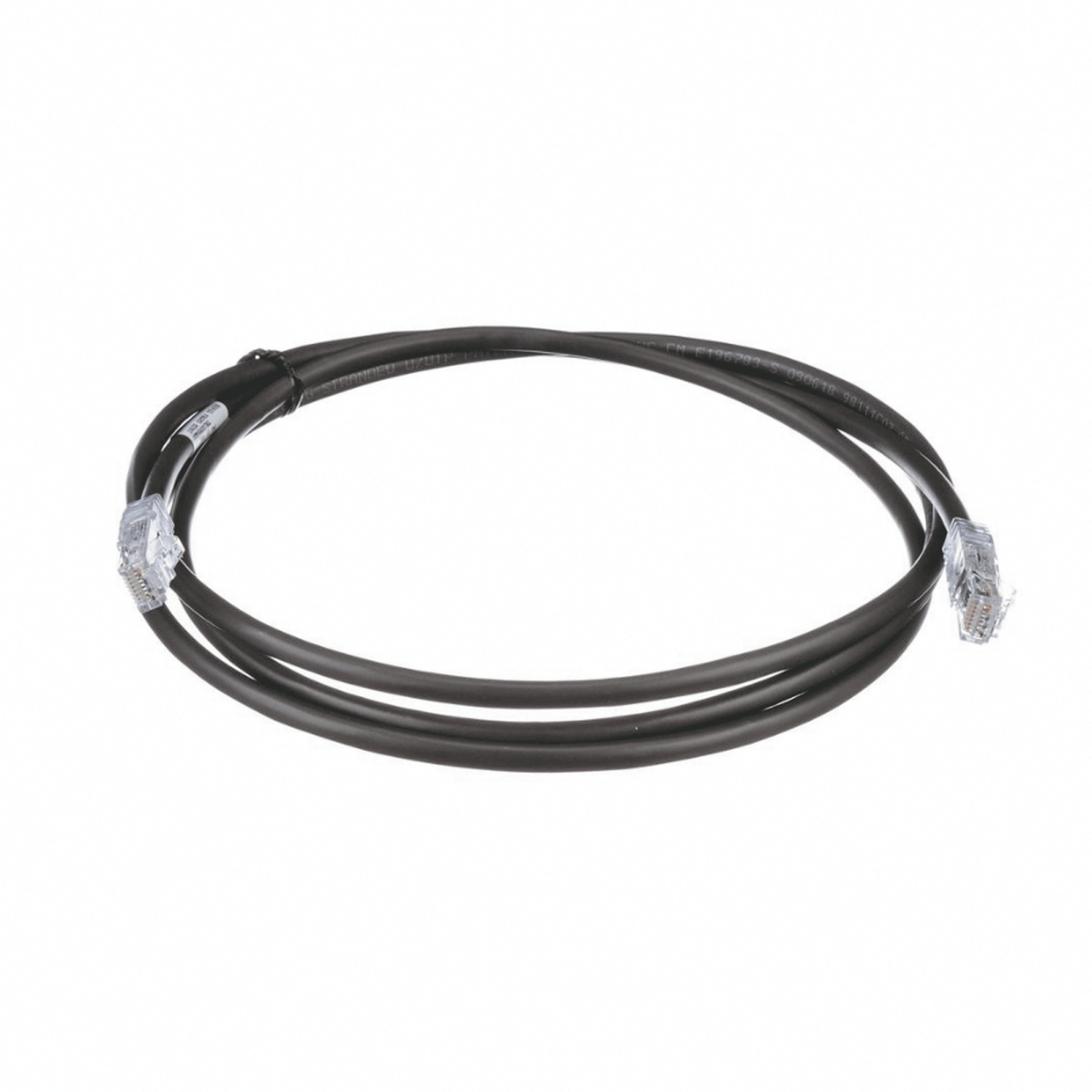 Patch Cord UTP, Cat6A, 24 AWG, CM, Color Negro, 7ft - SILYMX