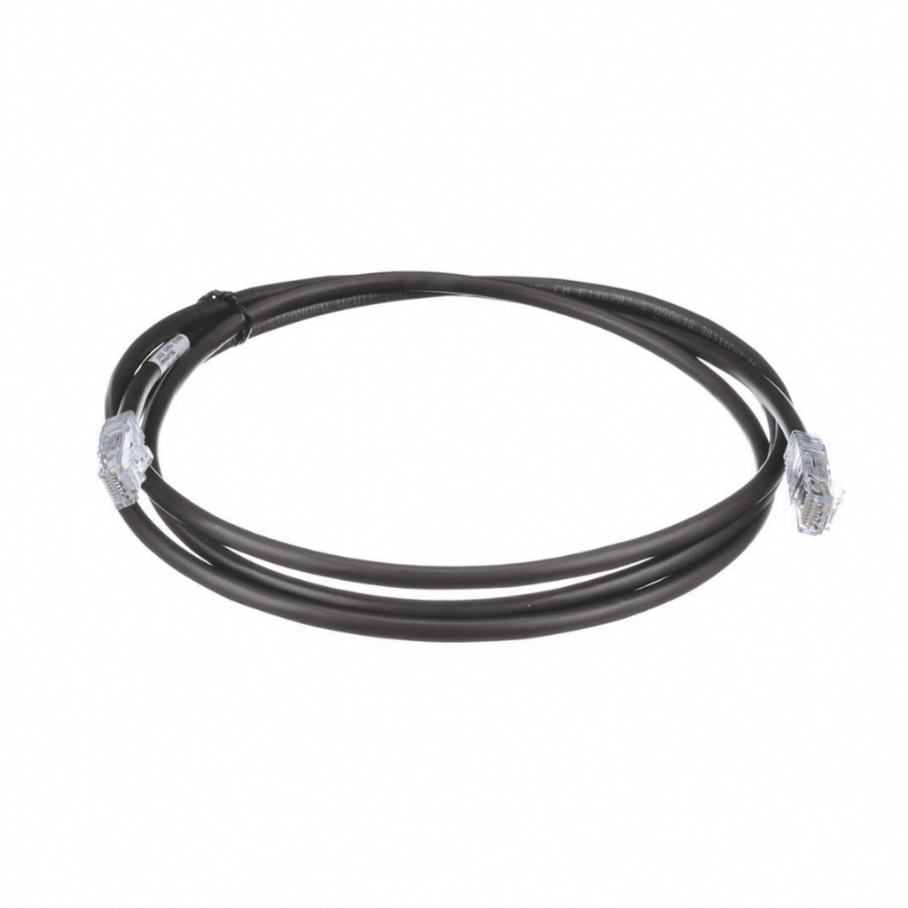 Patch Cord UTP, Cat6A, 24 AWG, CM, Color Negro, 7ft - SILYMX