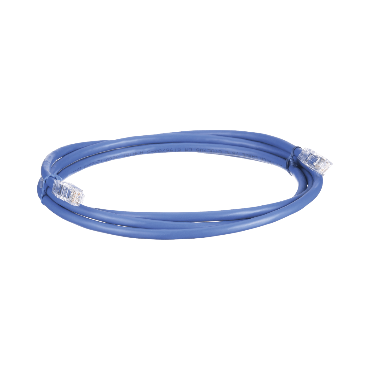 Patch Cord UTP, Cat6A, 24 AWG, CM, Color Azul, 7ft - SILYMX