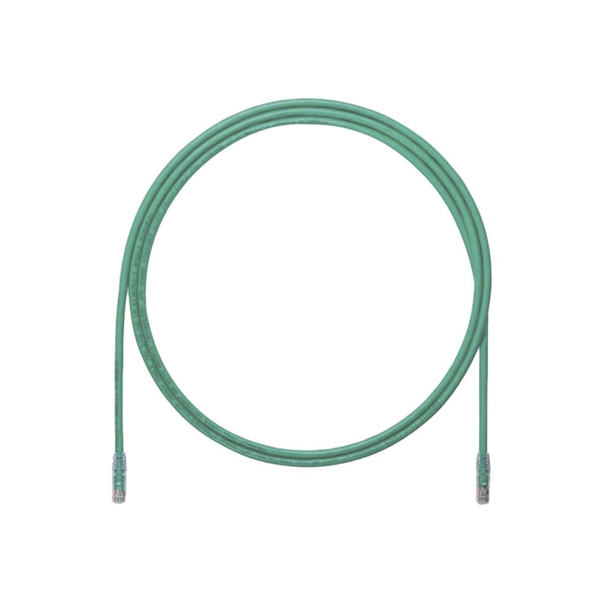 Patch Cord UTP, Cat6A, 24 AWG, CM, Color Verde, 7ft - SILYMX