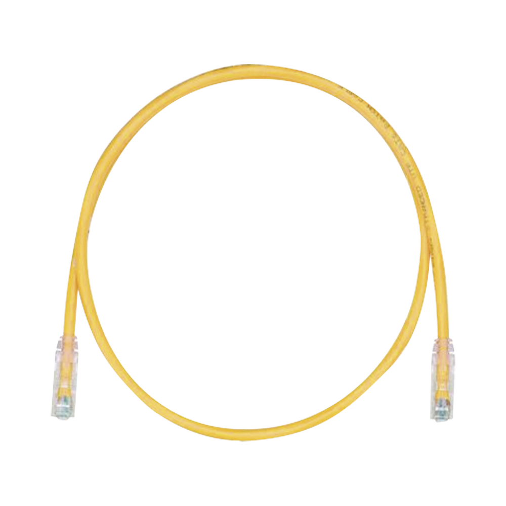 Patch Cord TX6 UTP Cat6 24 AWG CM/LSZH Color Amarillo 10ft - SILYMX