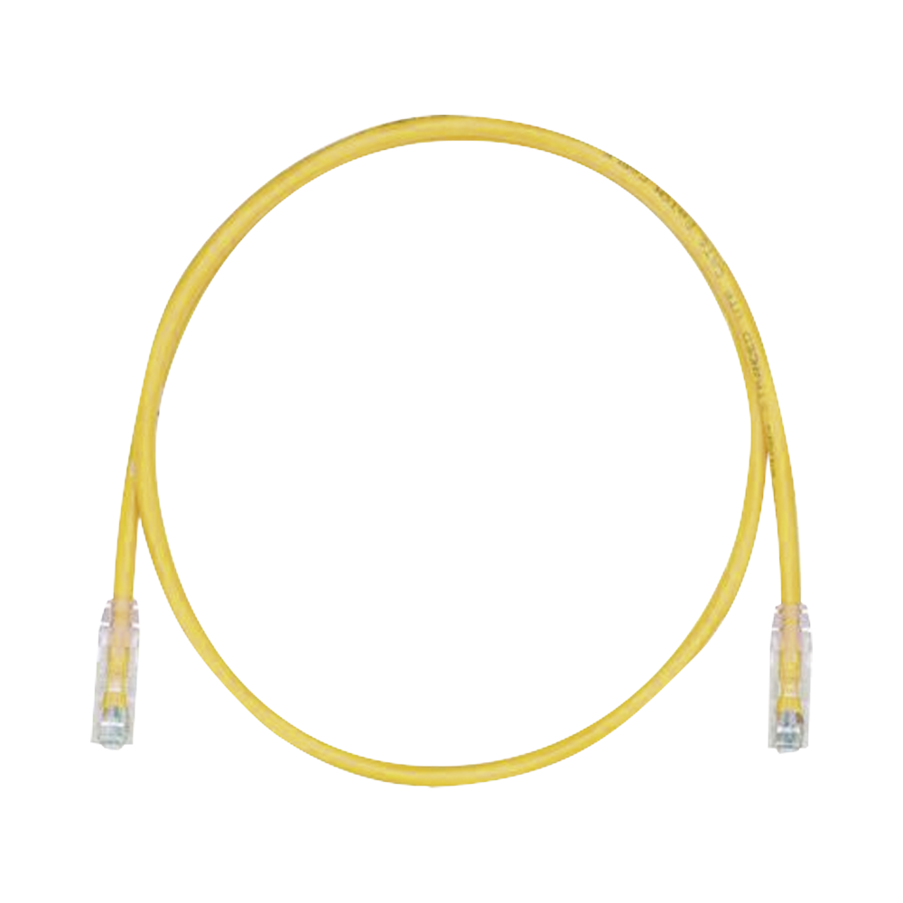 Patch Cord TX6 UTP Cat6 24 AWG CM/LSZH Color Amarillo 15ft - SILYMX